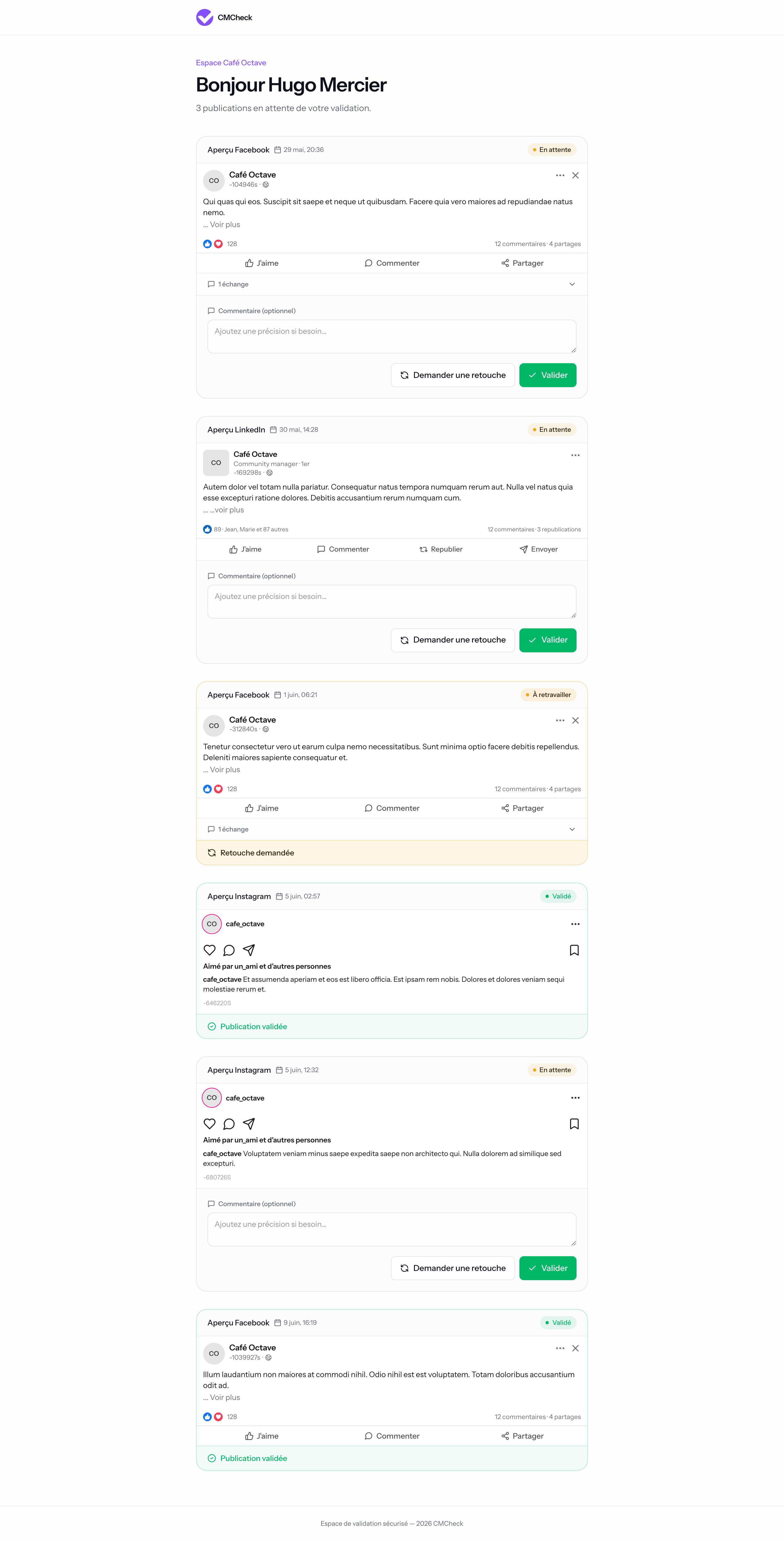 Portail client