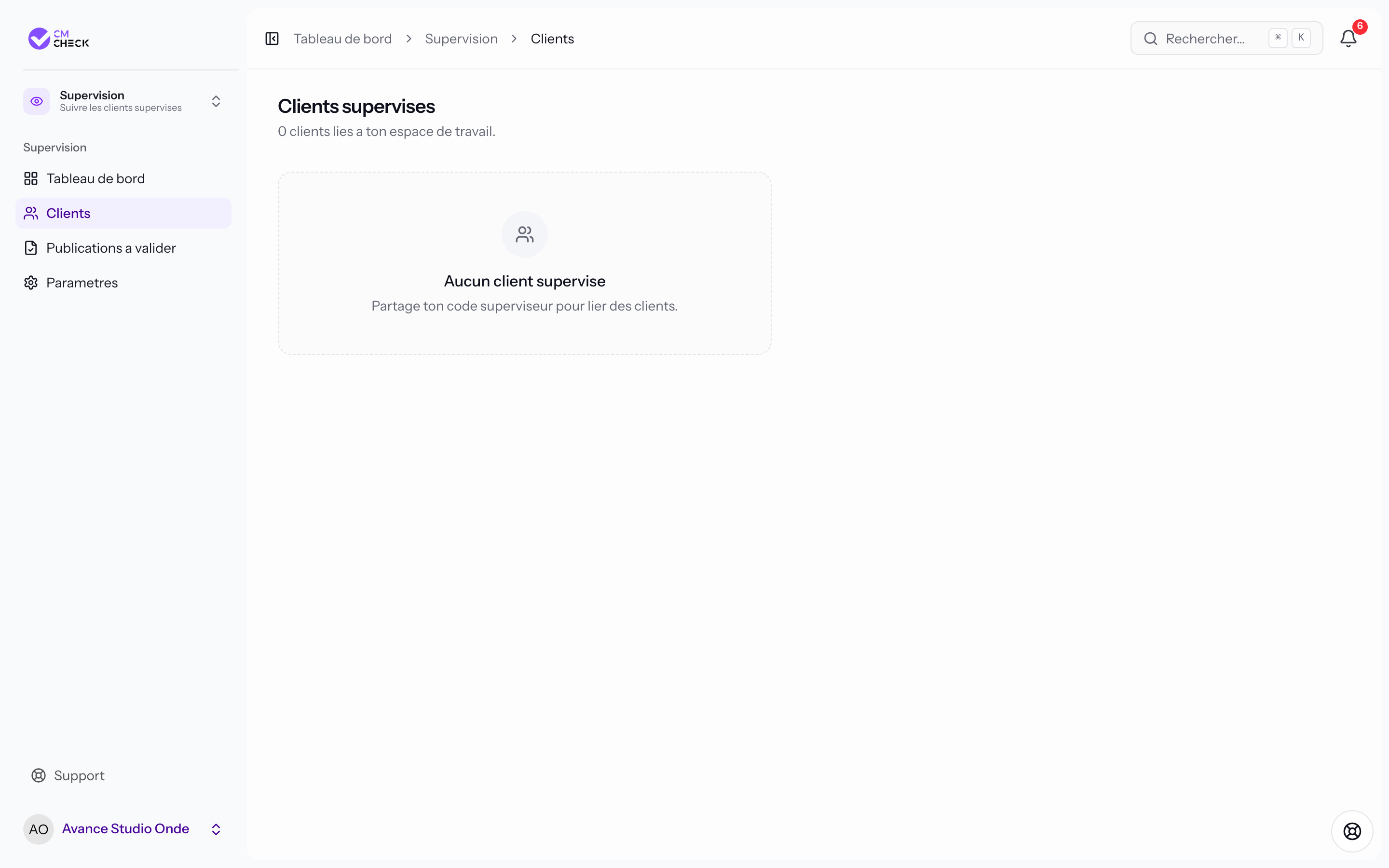 Supervision — clients
